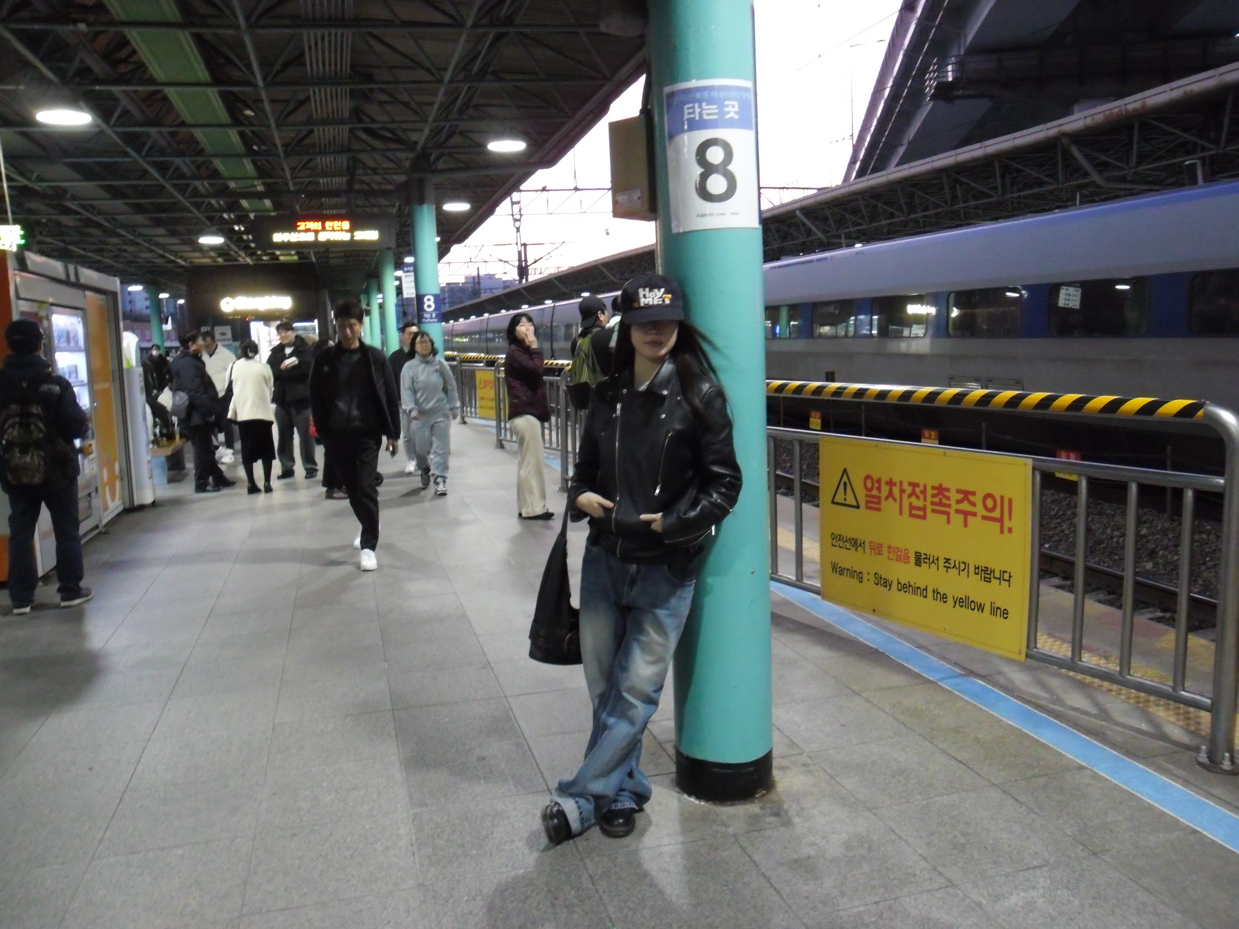 HEY! MR.TRUCKER Safe Truck 5panel Cap Vintage Navy 착용 스타일 - 3
