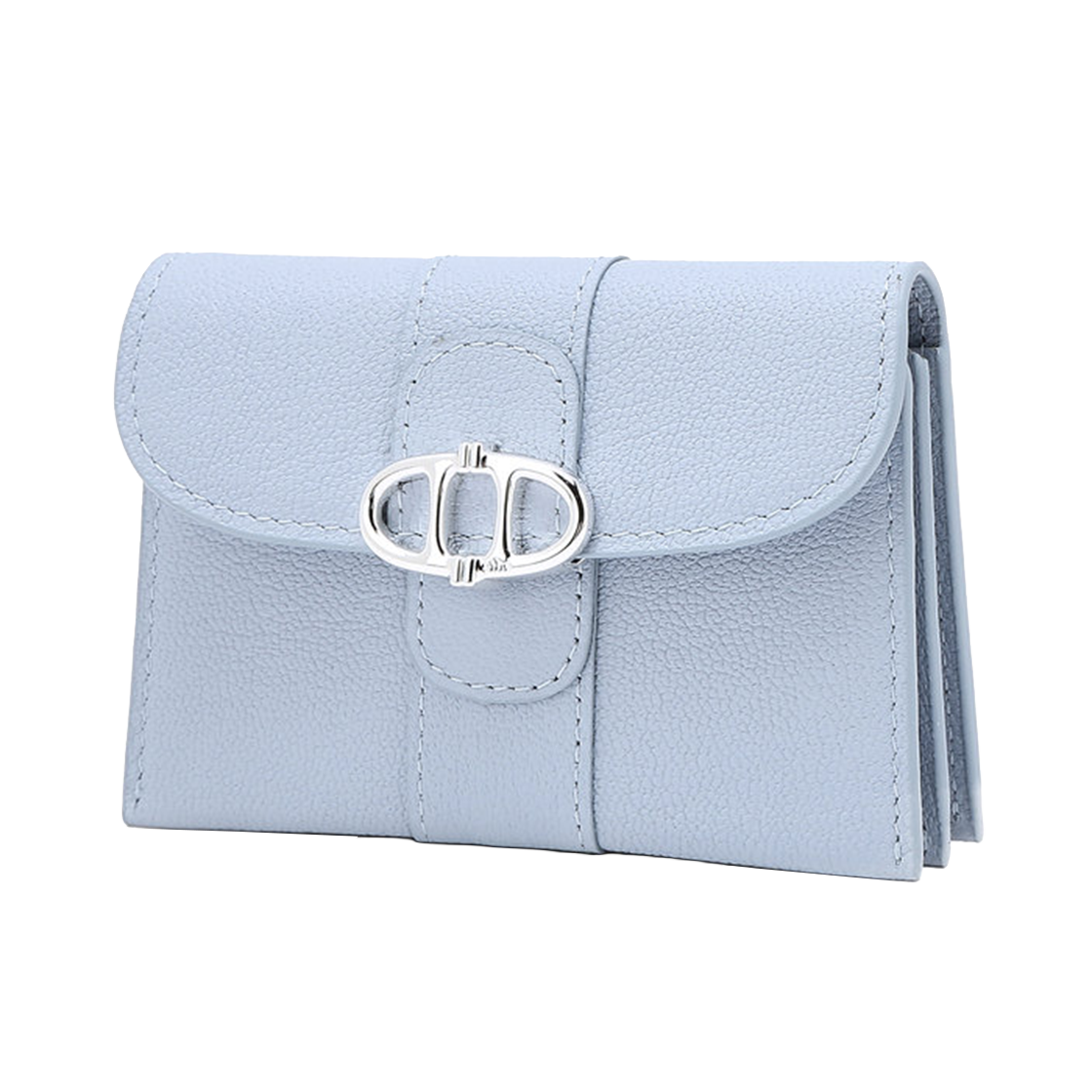 아떼 바네사브루노 액세사리 더블 에이 스카이블루 클래식 더블에이 아코디언 명함지갑 라이트 블루(Athe Vanessabruno Acc Double A Sky Blue Classic Double A Accordion Card Holder Light Blue)