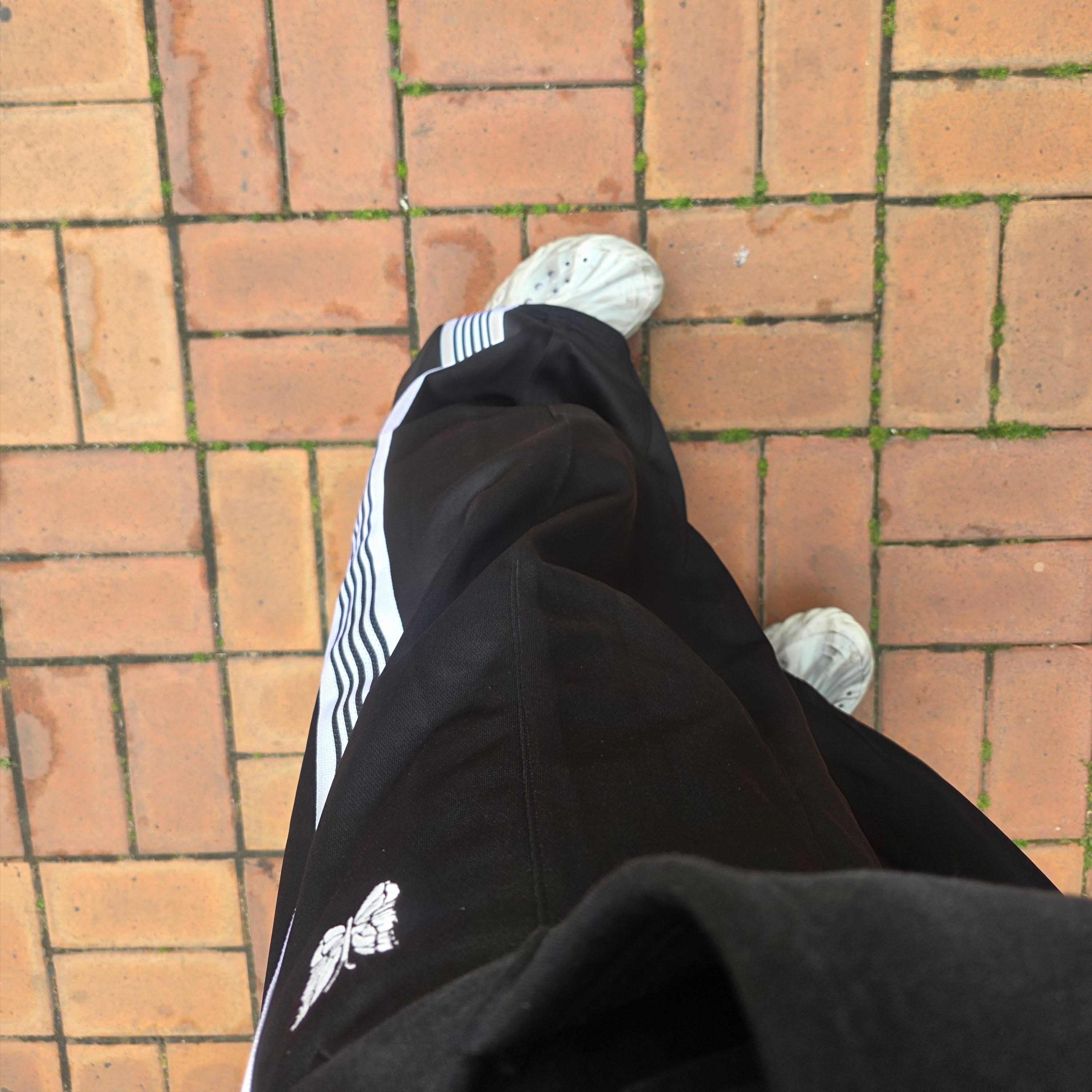 Needles H.D. Track Pants Poly Smooth Black White, Crocs Echo Marbled Clog Moonlight Multi 착용 스타일
