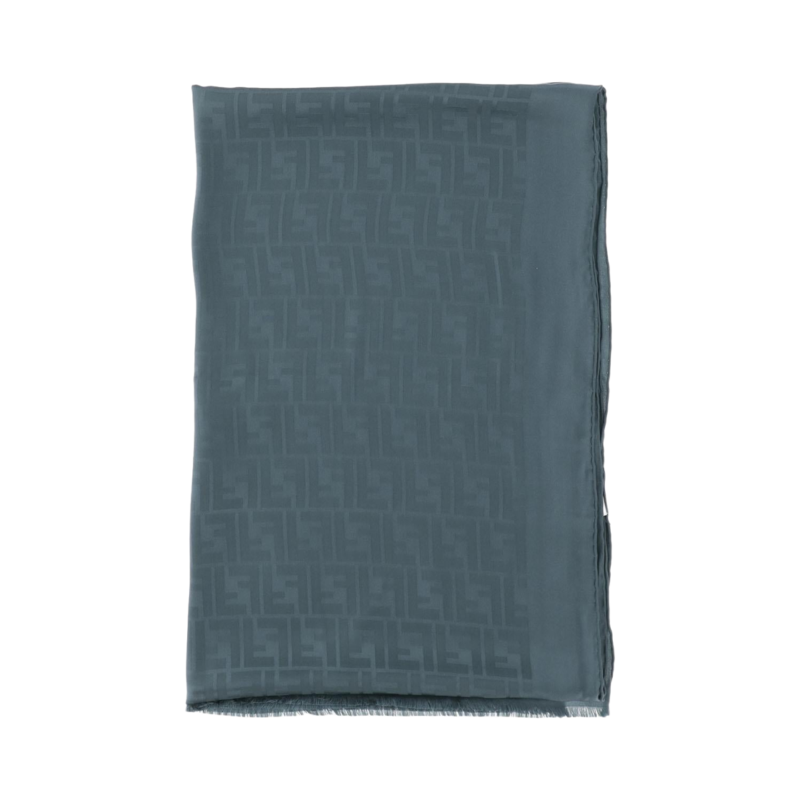 FXT185ANBEF0QK4 (W) Fendi Silk Scarf Dark Green
