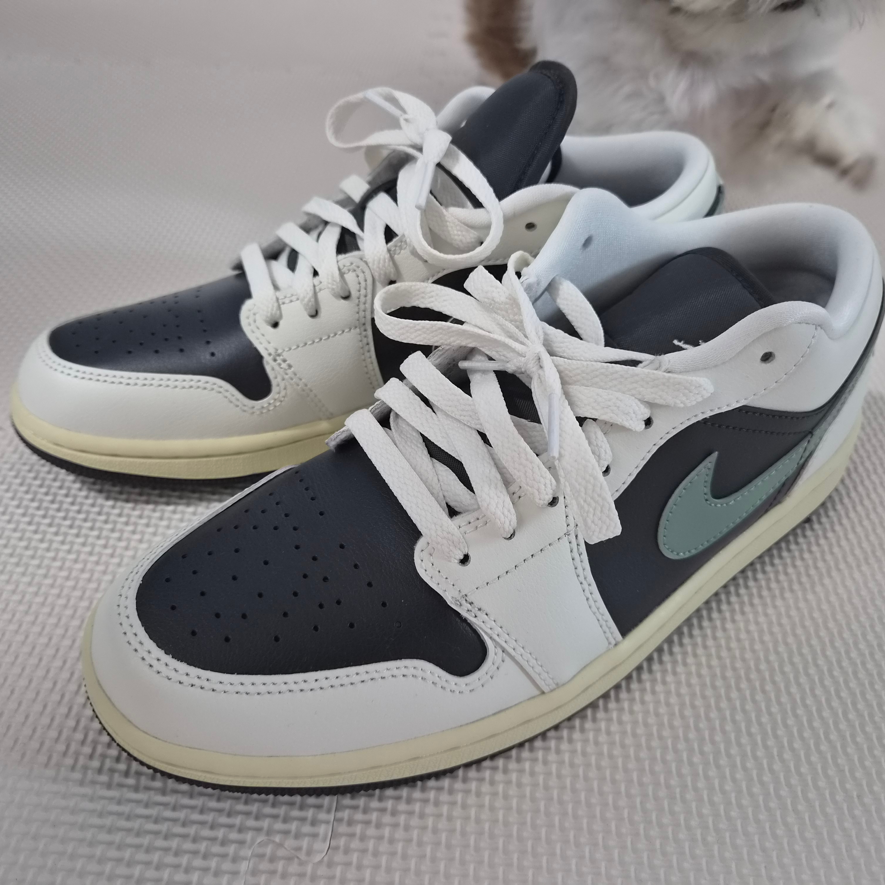 (W) Jordan 1 Low Anthracite Sail 착용 스타일 - 1