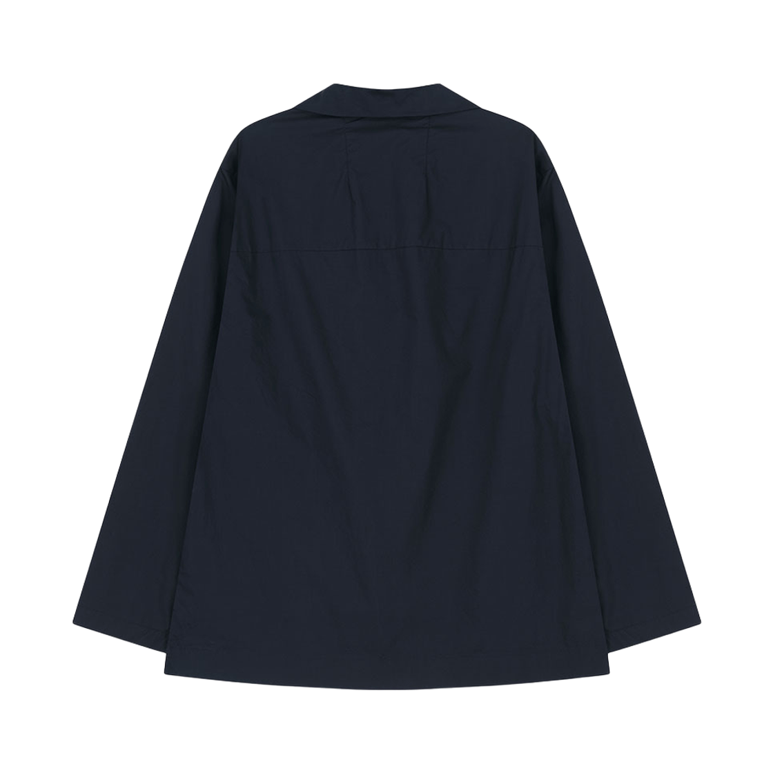 비자비 코튼 타이 프론트 롱슬리브 셔츠 네이비(VIS A VIS Cotton Tie-Front Ls Shirt Navy) - 2