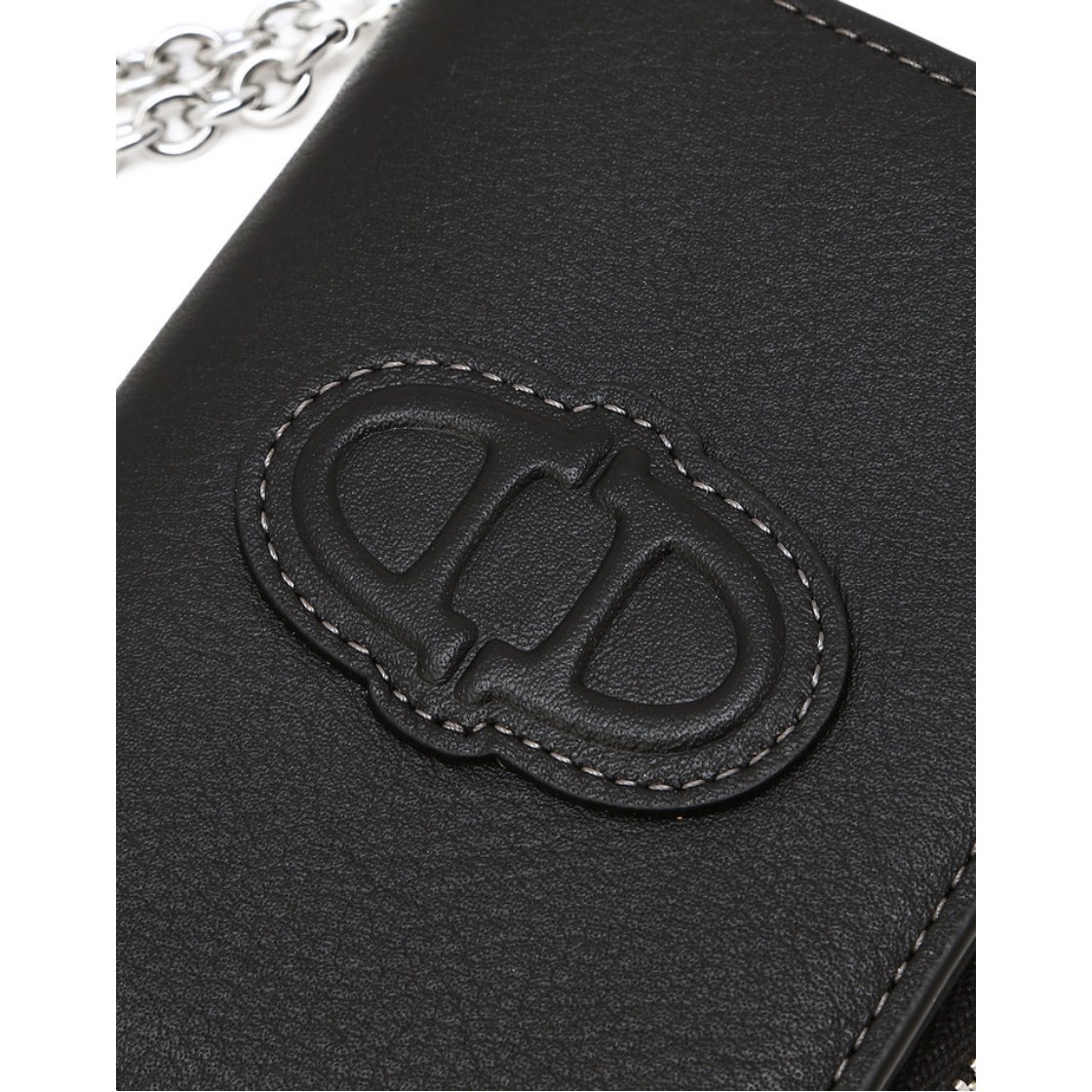 아떼 바네사브루노 액세사리 스탬프 블랙 체인스트랩 반지갑 블랙(Athe Vanessabruno Acc Stamp Black Chain Strap Half Wallet Black) - 6