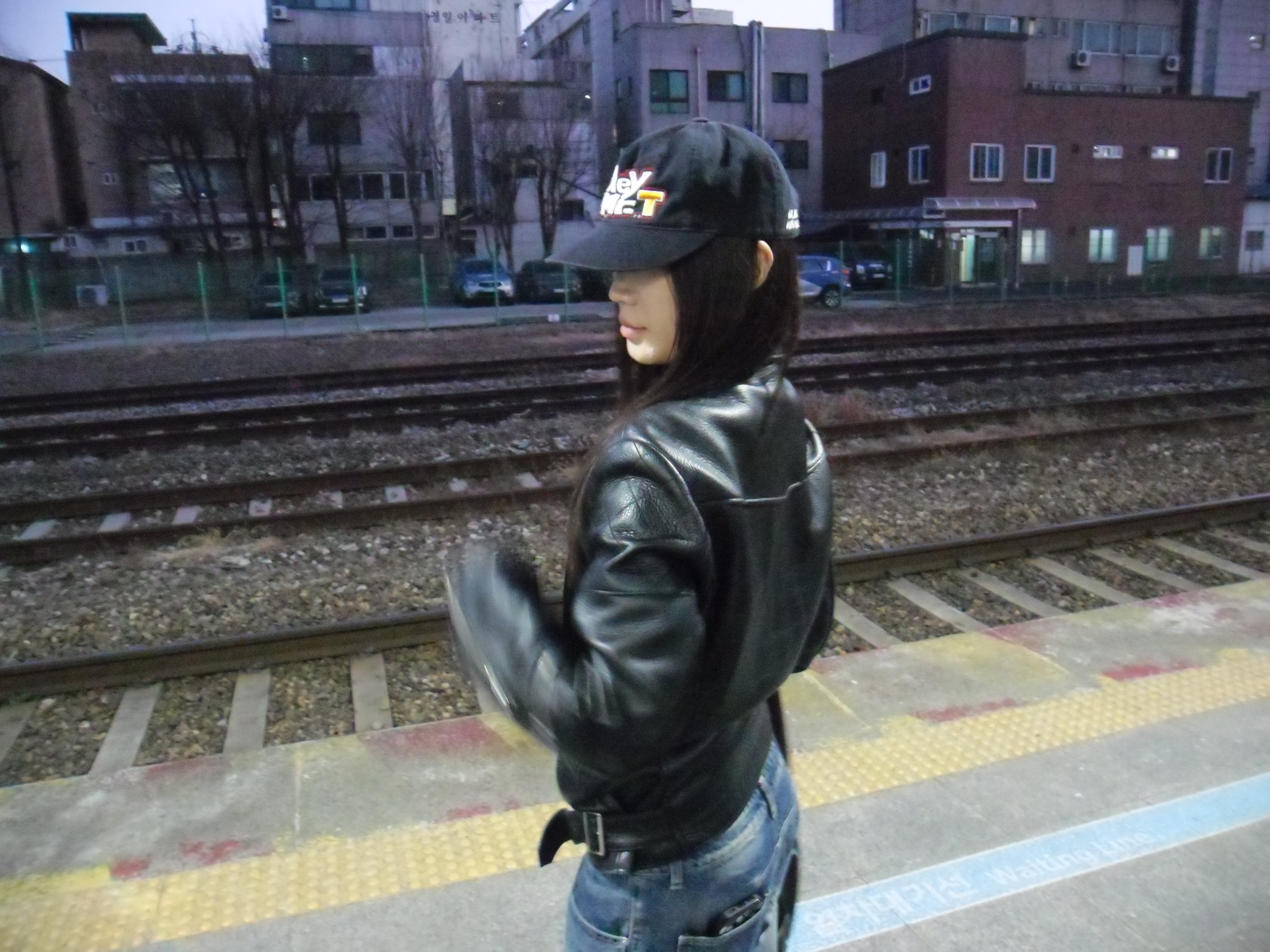HEY! MR.TRUCKER Safe Truck 5panel Cap Vintage Navy 착용 스타일 - 1