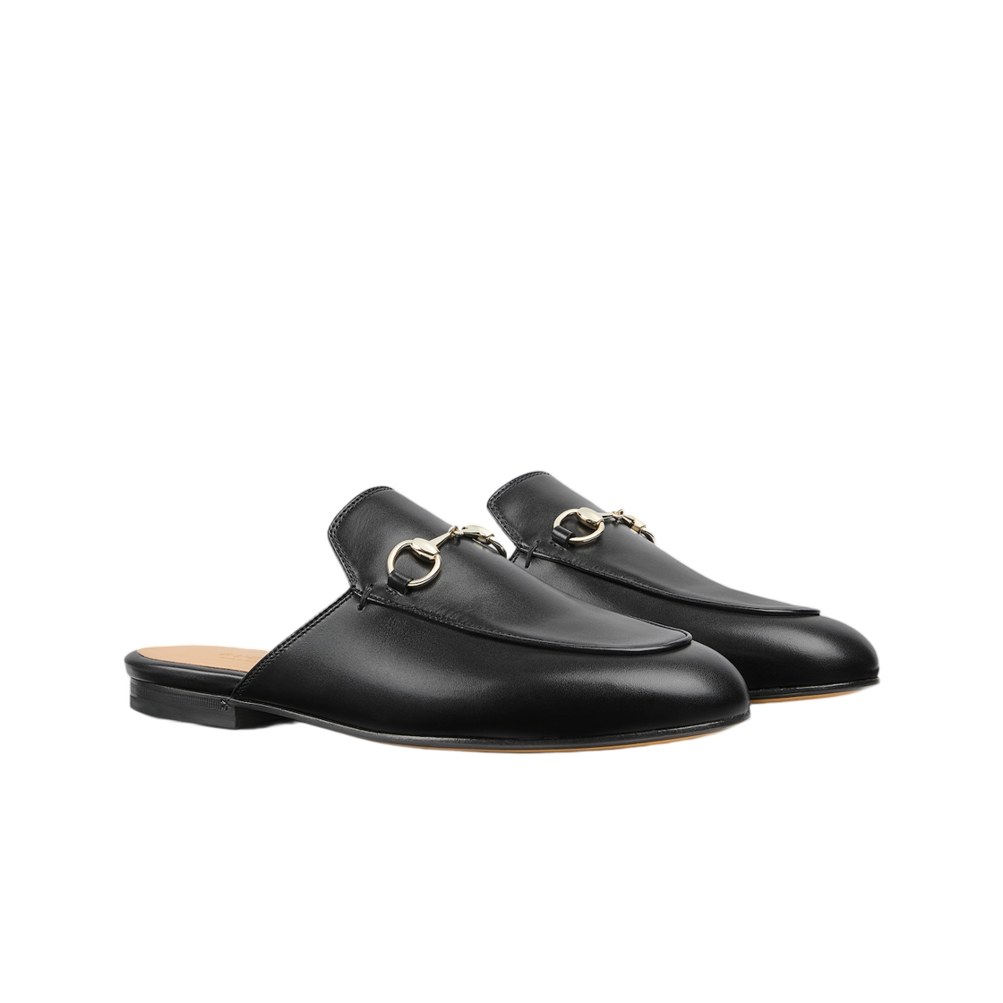 (W) 구찌 프린스타운 슬리퍼 블랙((W) Gucci Princetown Slippers Black) - 2