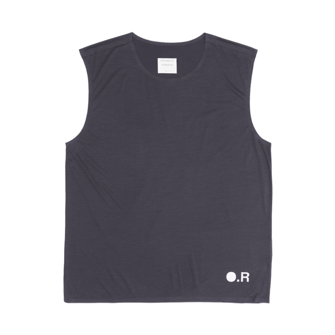 옵티미스틱 러너스 리사이클 OR 탱크 탑 블루베리(Optimistic Runners Recycled OR Tank Top Blueberry)