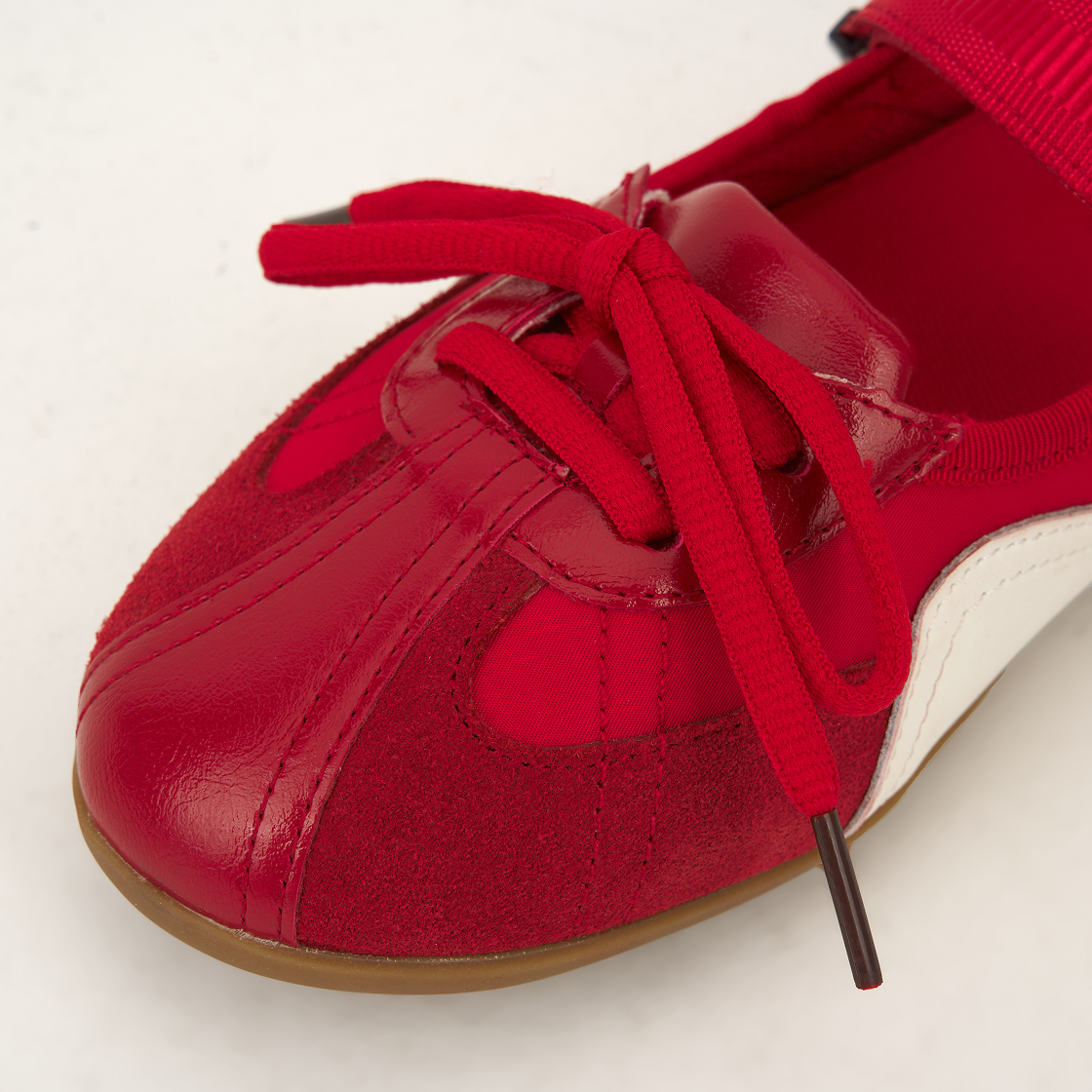 (W) 마뗑킴 스포티 메리제인 스니커즈 레드((W) Matin Kim Sporty Maryjane Sneakers In Red) - 7
