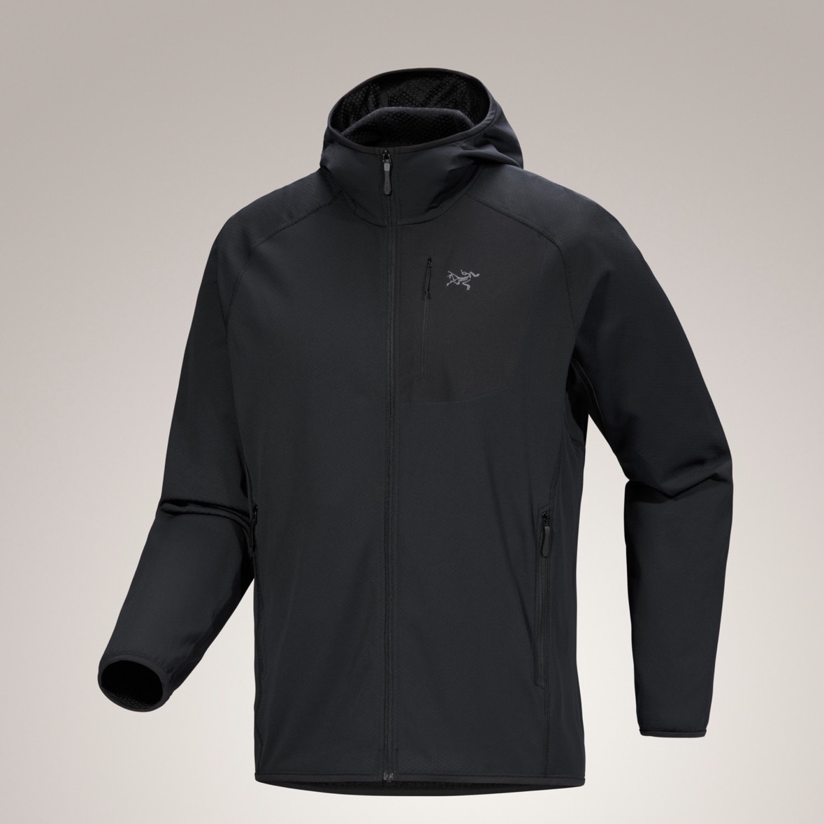 Arc'teryx Delta Hoody Black 착용 스타일