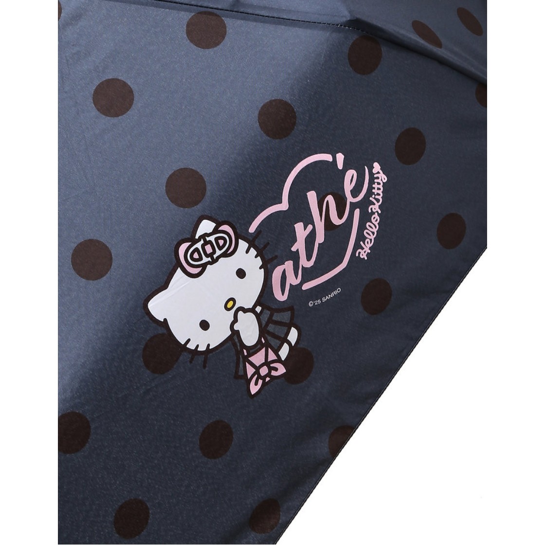 아떼 바네사브루노 액세사리 [Hello Kitty x athe] 네이비 헬로키티 3단 자동우산 그레이(Athe Vanessabruno Acc [Hello Kitty X Athe] Navy Hello Kitty 3-Fold Automatic Umbrella Normal Grey) - 3