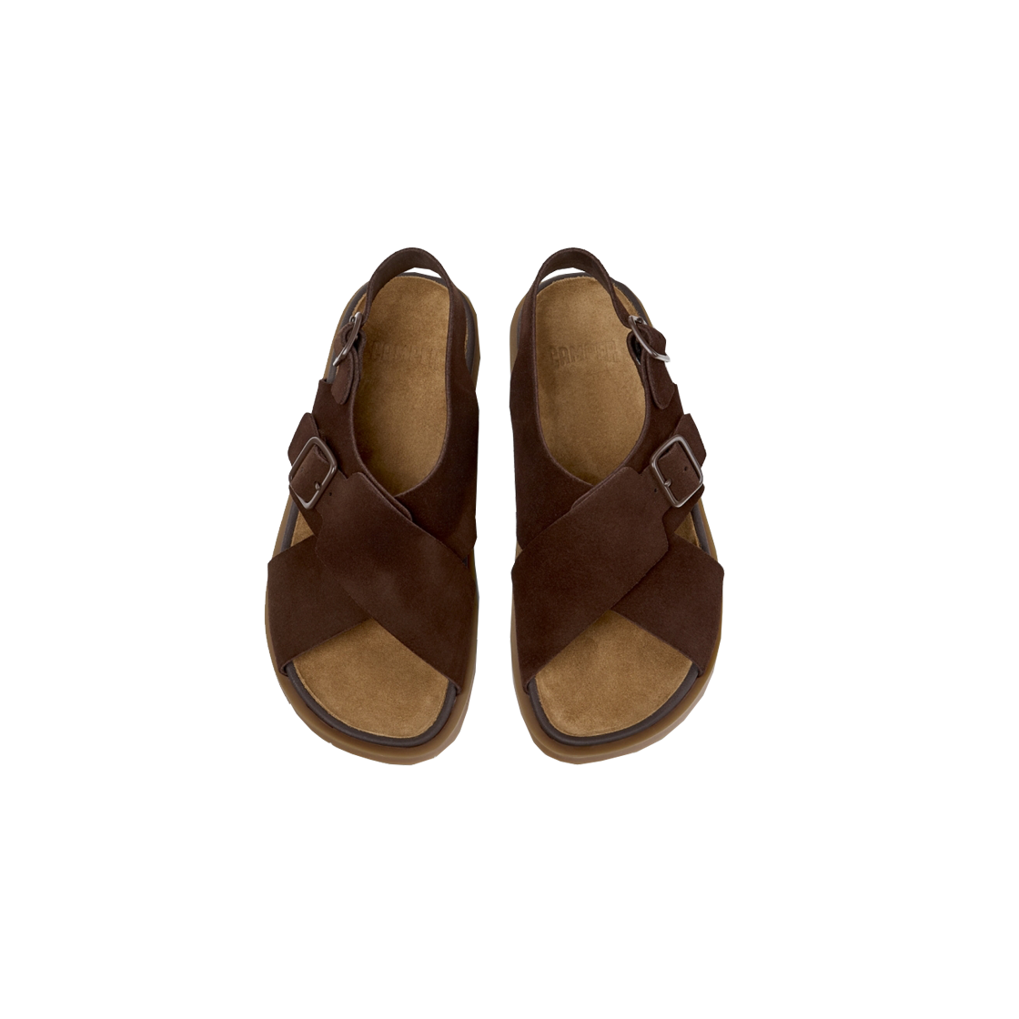 캠퍼 여성 유크 샌들 샌들 브라운(Camper Women Lluc Sandal Sandal Brown) - 3