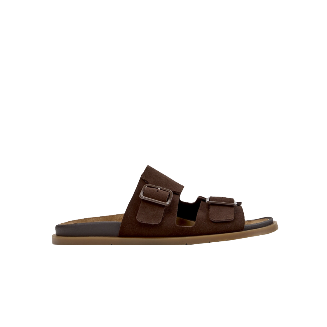 캠퍼 남성 유크 샌들 슬리퍼 브라운(Camper Men Lluc Sandal Slippers Brown)