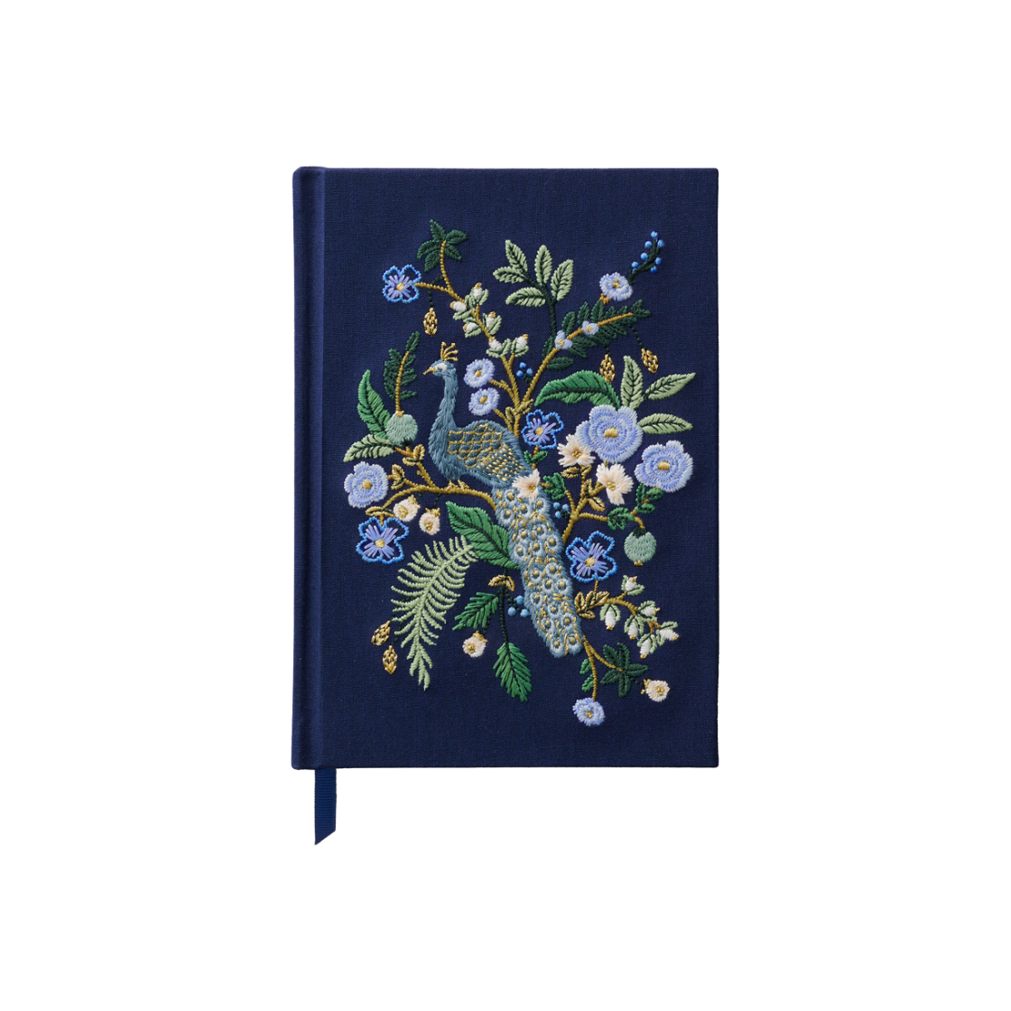 JNE003 RIFLE PAPER CO. Peacock Embroidered Journal