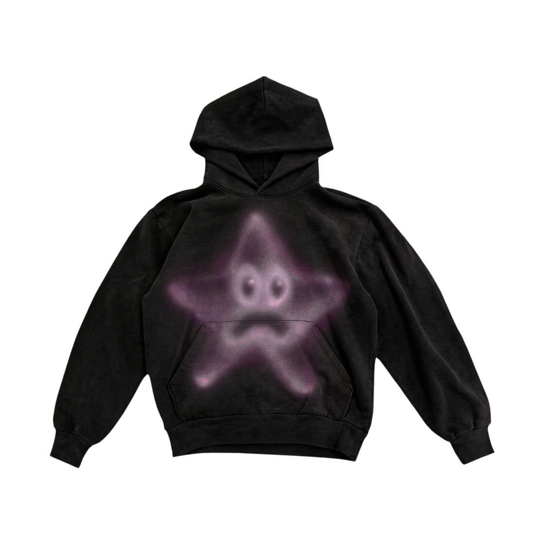 트래비스 스캇 캑터스 잭 x 스폰지밥 패트릭 스타 후드 블랙(Travis Scott Cactus Jack x Spongebob Patrick Star Hoodie Black) - 1