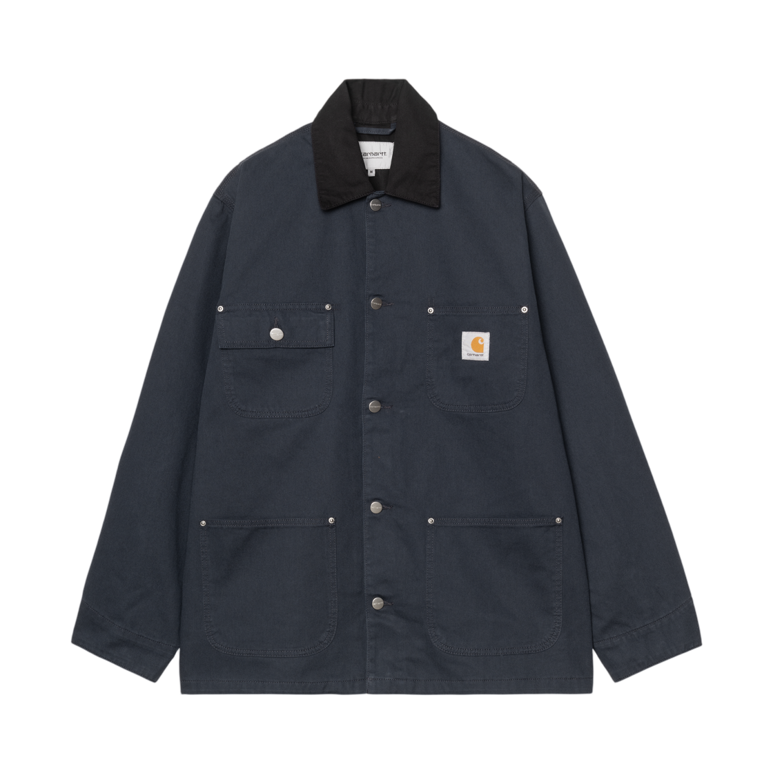 I036488-3AM-02 Carhartt WIP OG Chore Coat Deep Night Black