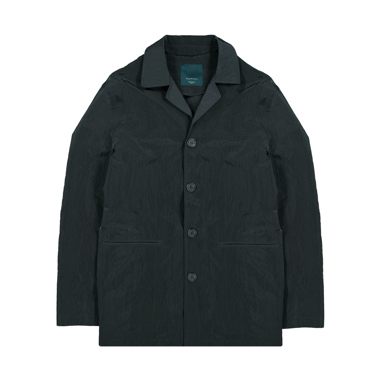 언더마이카 패트롤 빈티지 나일론 코트 차콜 그레이(Undermycar Patrol Vintage Nylon Coat Charcoal Gray)