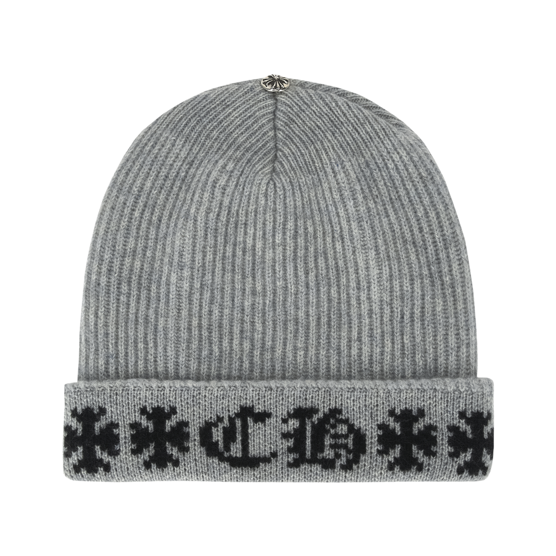- Chrome Hearts Big Daddy Cashmere Beanie Grey