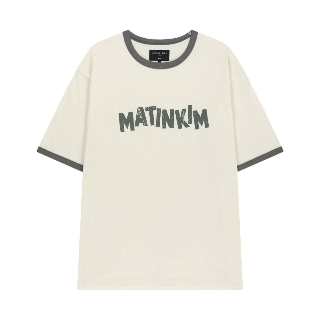 MK2634TS504HCR Matin Kim Logo Ringer Top In Cream
