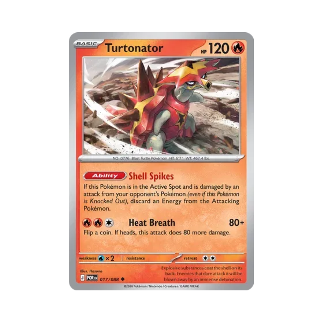 포켓몬 TCG 폭거북스 U 퍼펙트 오더 (영문판)(Pokemon TCG Turtonator U Perfect Order (English Ver.)) - 1
