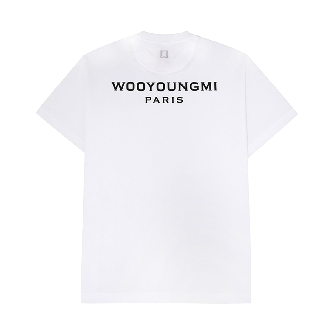 우영미 코튼 백로고 티셔츠 화이트 - 26SS(Wooyoungmi Cotton Back Logo T-Shirt White - 26SS)
