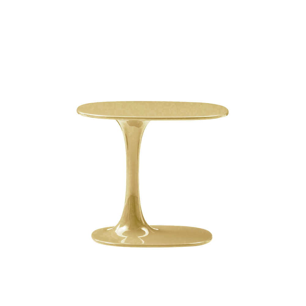 비엔비 이탈리아 아와 사이드 테이블 글로시 머스타드(B&B ITALIA Awa Side Table Glossy mustard)