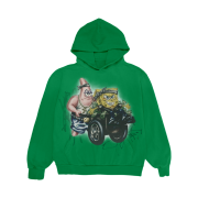 Travis Scott Cactus Jack x Spongebob Fancy Life Hoodie Green