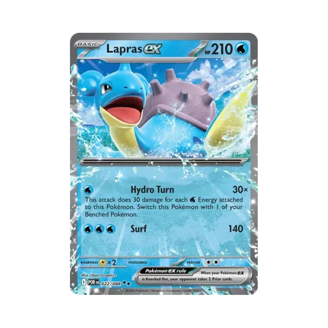 포켓몬 TCG 라프라스 ex D 퍼펙트 오더 (영문판)(Pokemon TCG Lapras ex D Perfect Order (English Ver.)) - 1