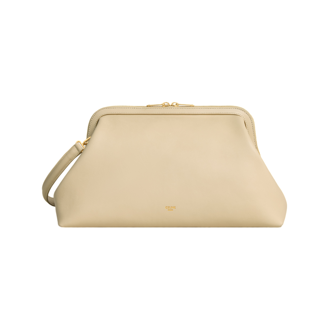 L104J3G40-03PA Celine Doctor Pouch in Supple Natural Calfskin Light Sand