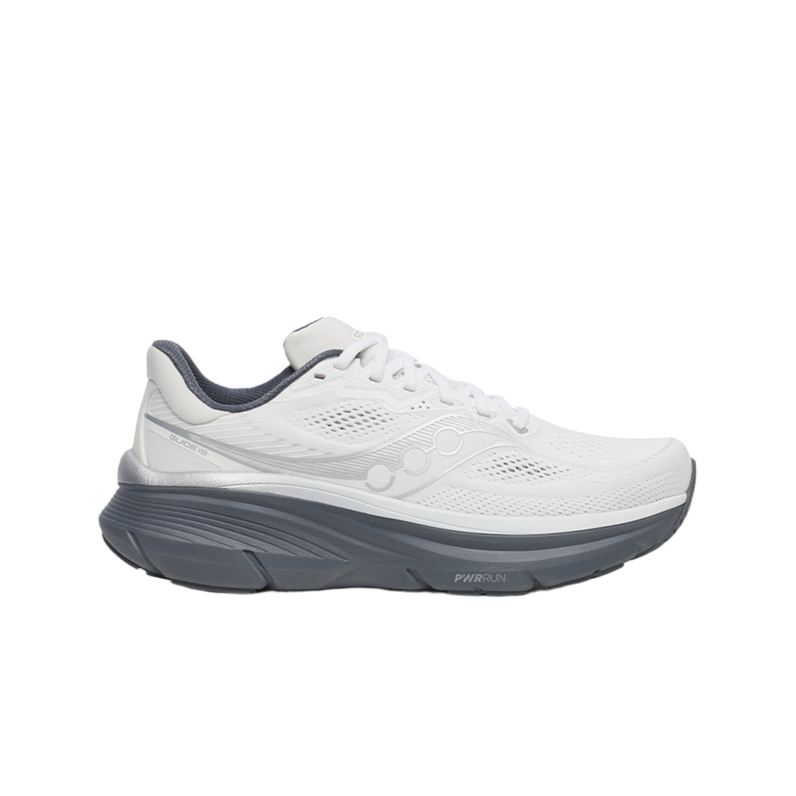 써코니 가이드 19 와이드 화이트 쉐도우(Saucony Guide 19 Wide White Shadow) - 1