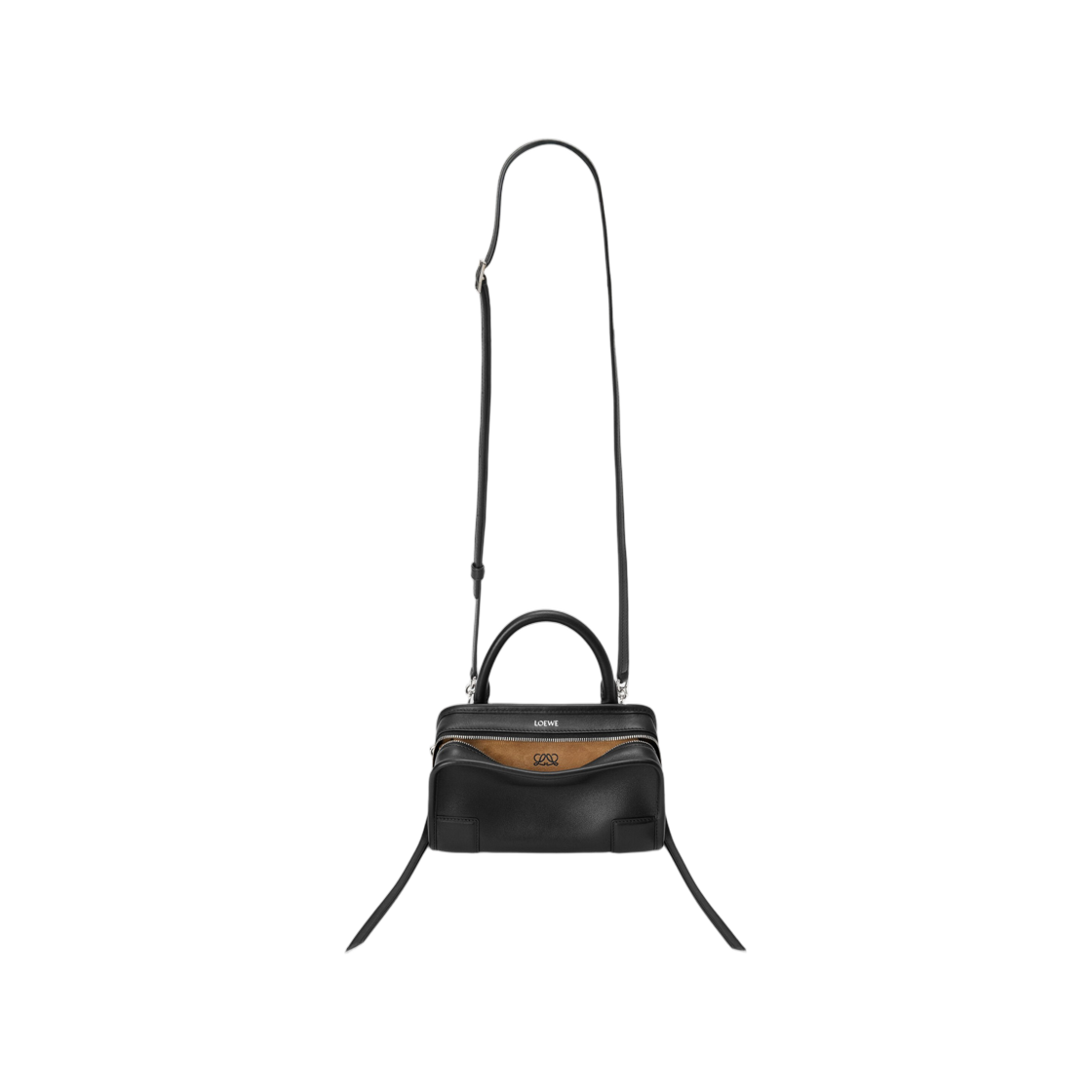 로에베 미니 아마조나 180 백 소프트 카프스킨 블랙(Loewe Mini Amazona 180 Bag In Soft Calfskin Black) - 2