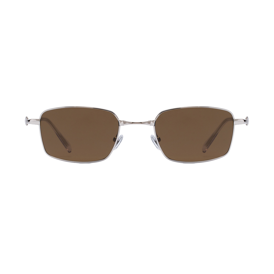 AMONFDSUNBR RECLOW Stainless Amon F Folder Sunglasses Brown
