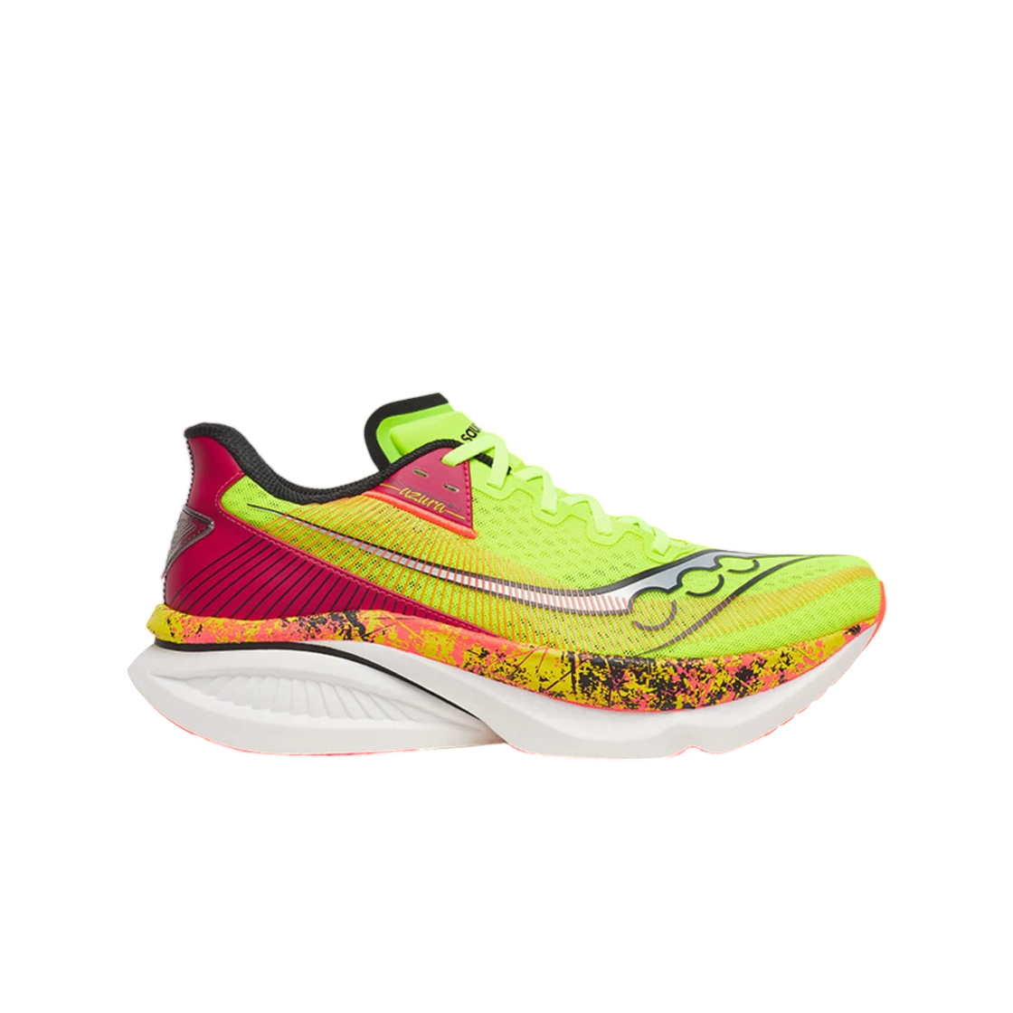 S21070-402 Saucony Endorphin Azura Hi Octane Citron Black