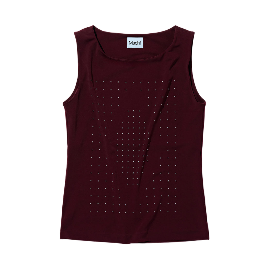 (W) 미스치프 사일런트 글램 슬리브리스 버건디((W) Mischief Silent Glam Sleeveless Burgundy) - 1