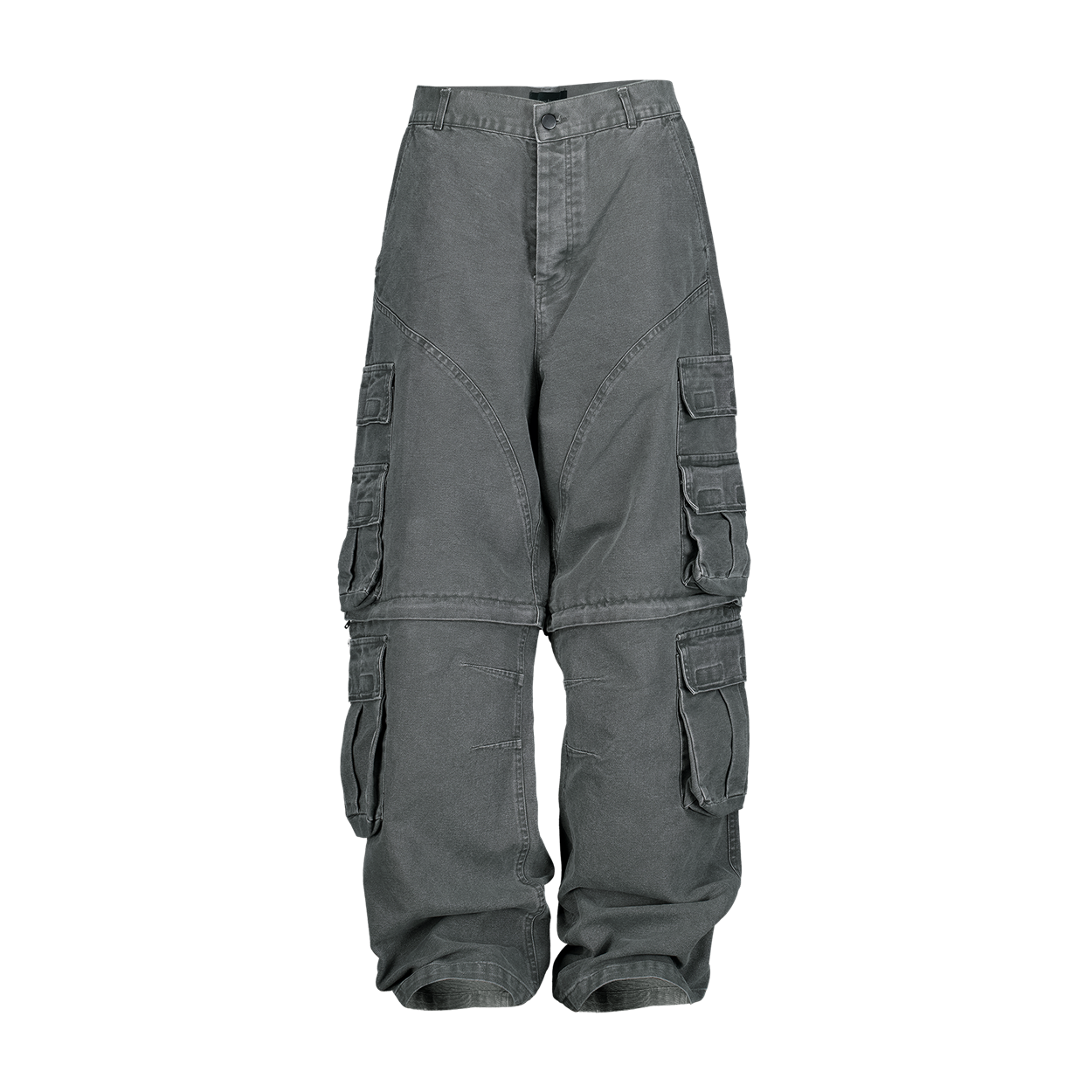 언더마이카 컴뱃 유틸리티 카고 팬츠 다크 그레이(Undermycar Combat Utility Cargo Pants Dark Gray)