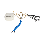 Adidas Key Chain Gold Metallic Semi Lucid Red