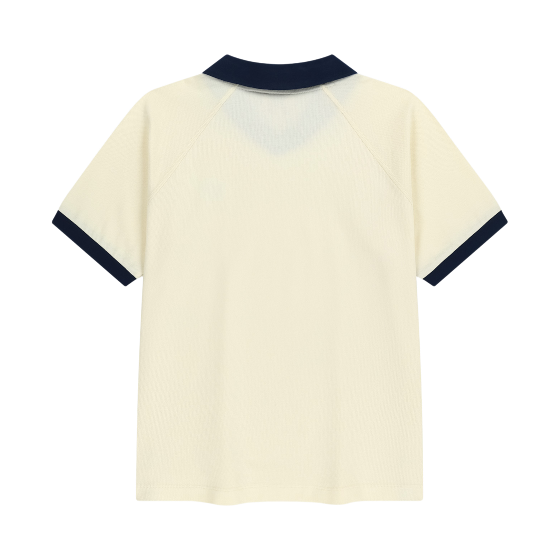 마리떼 프랑소와 저버 스몰 클래식 로고 피케 칼라 포인트 티셔츠 아이보리(Marithe Francois Girbaud Small Classic Logo Pique Collar Point T-Shirt Ivory) - 1