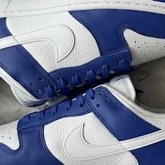 Nike Dunk Low White Racer Blue 착용 스타일