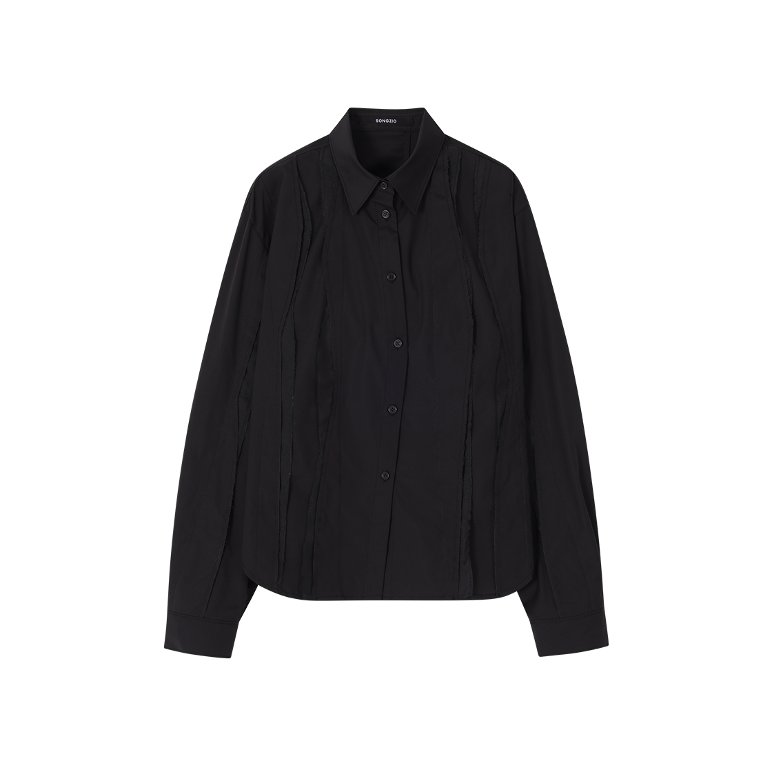 (W) 송지오 컬렉션 폴립틱 셔츠 블랙((W) SONGZIO COLLECTION Polyptych Shirt Black) - 1