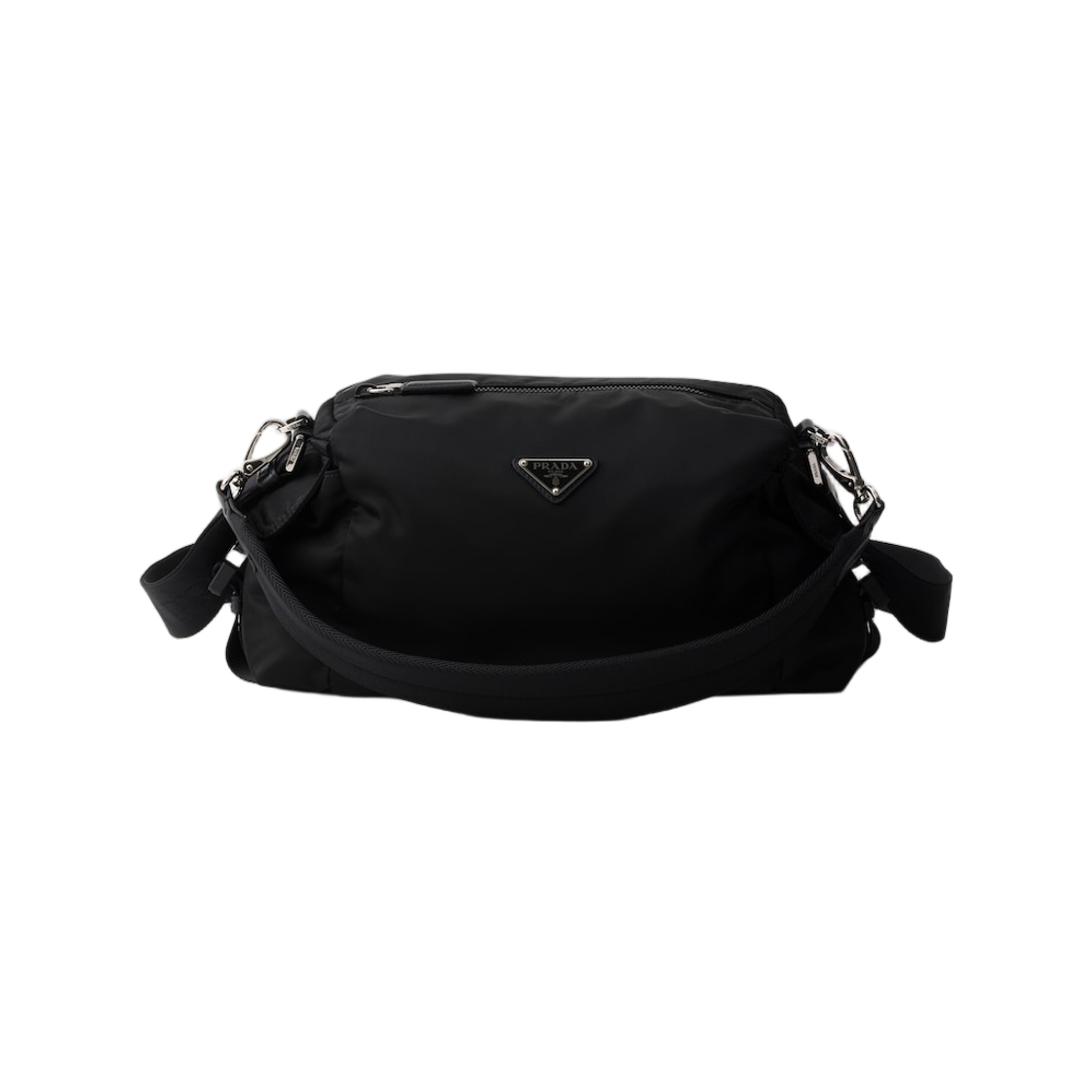 2VH206-2DW3-F0002 Prada Explore Re-Nylon and Leather Bag Black