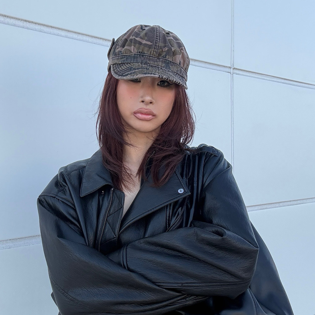 Thevinylhouse Raw Country Ball Cap Camo 착용 스타일