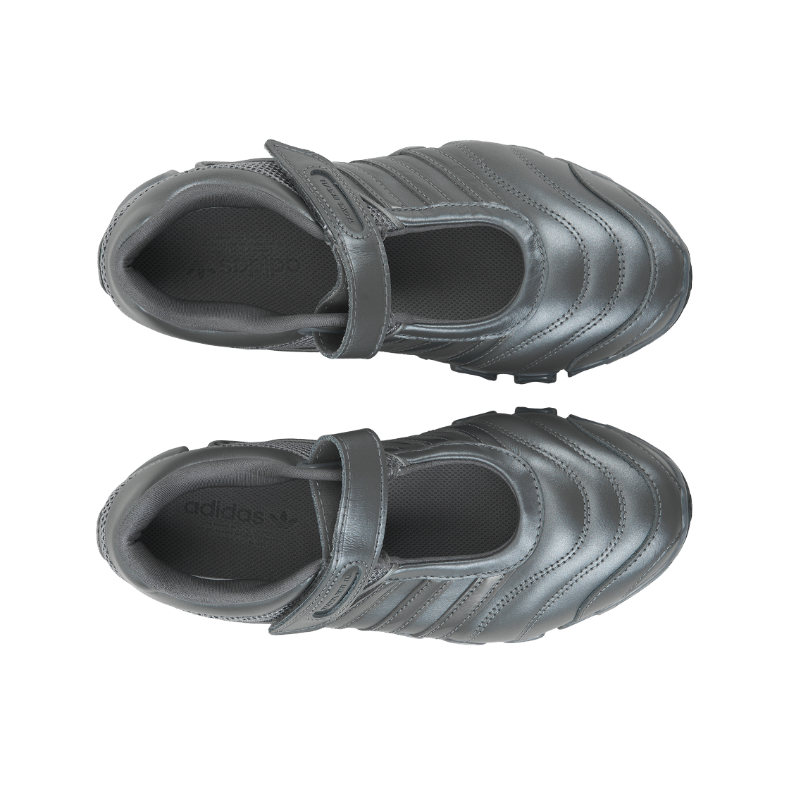 (W) 아디다스 x 타끄와 빈트 알리 메가라이드 메리 제인 아이언 메탈릭 사이버 메탈릭((W) Adidas x Taqwa Bint Ali Megaride Mary Jane Iron Metallic Cyber Metallic) - 5