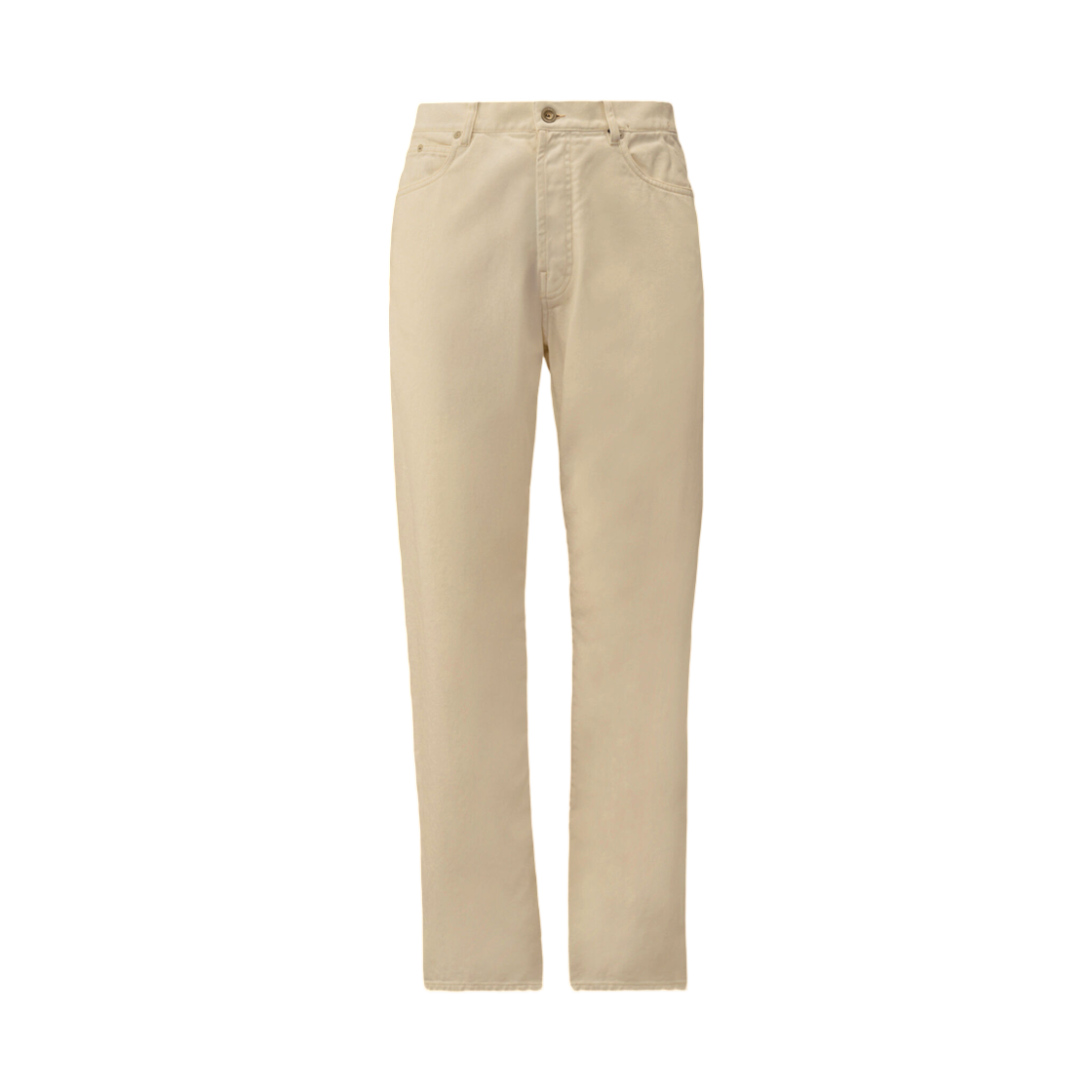 20CMPA286A110625W103 C.P. Company Bull Denim No Side Seams Pants Gauze White - 26SS