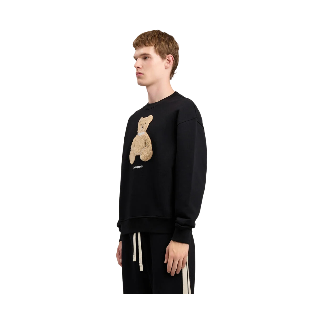 팜엔젤스 베어 레귤러 크루 - 블랙 브라운(Palm Angels Bear Regular Crew - Black Brown) - 3
