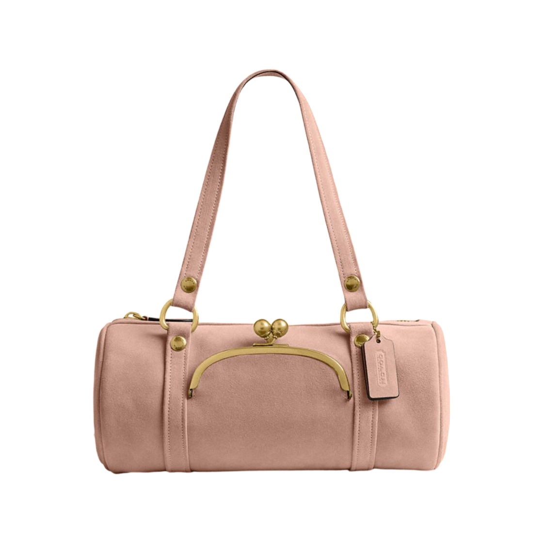 코치 키스락 배럴 백 브라스 뉘아주(Coach Kisslock Barrel Bag Brass Nuage) - 1