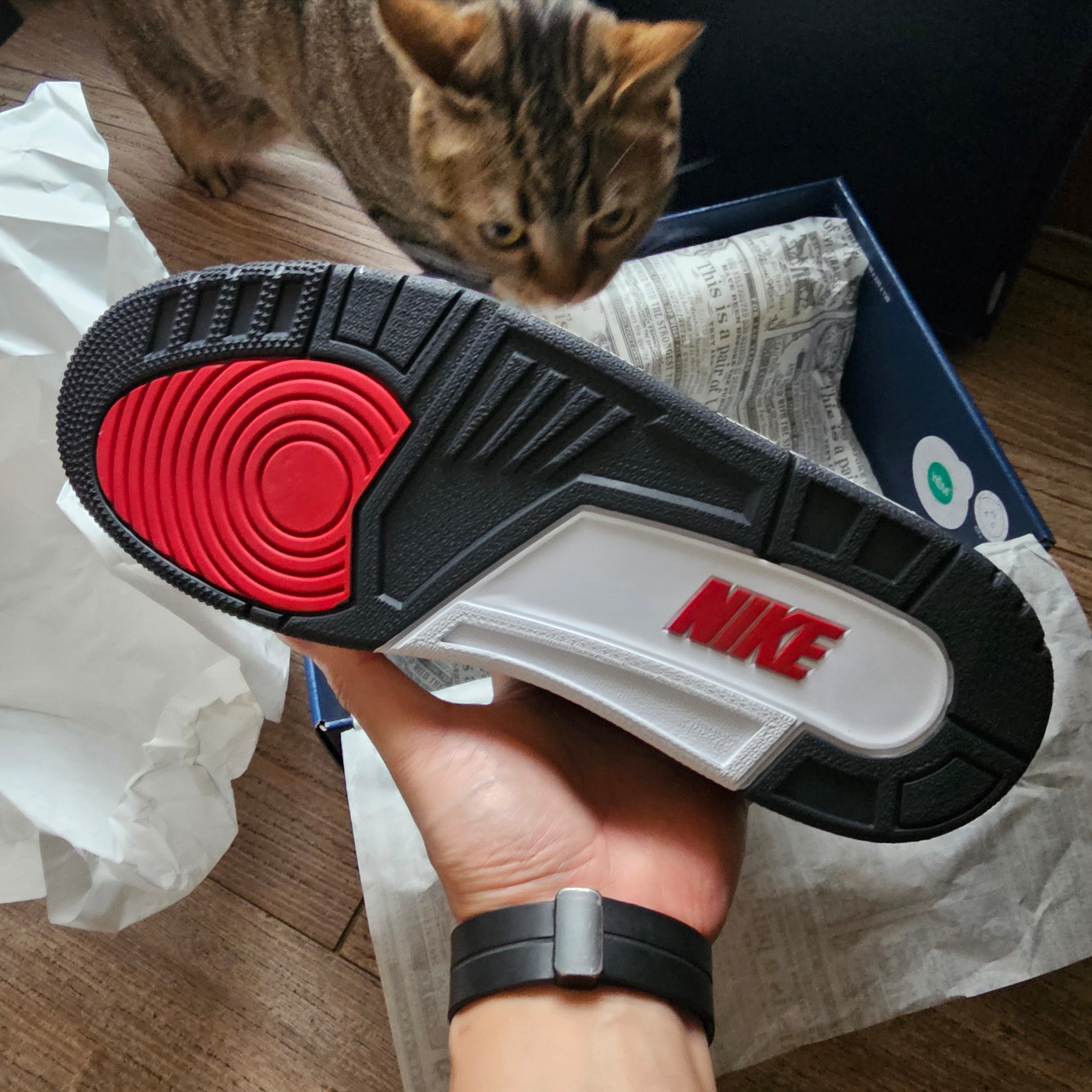 Jordan 3 x Levi’s Black and White 착용 스타일 - 5