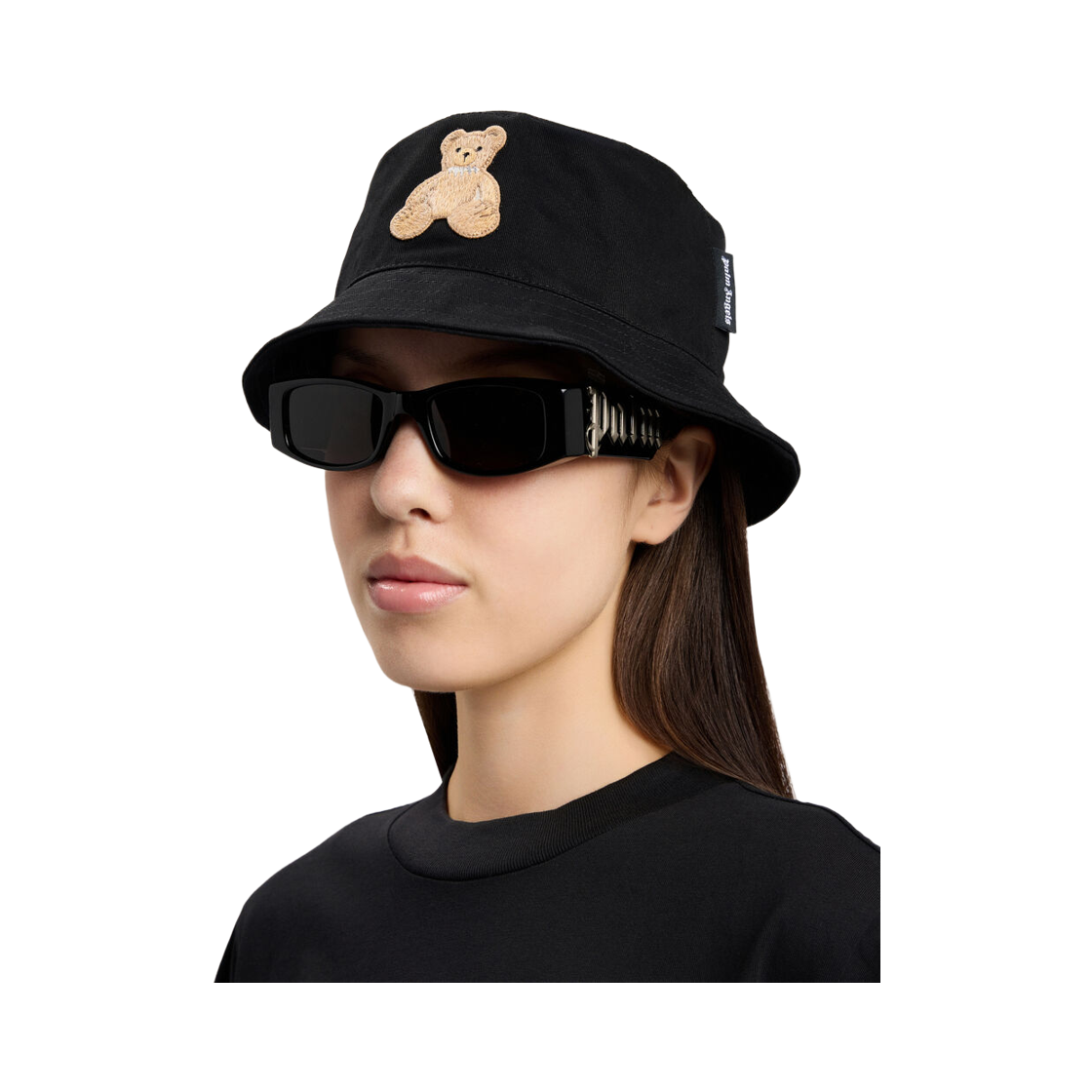 팜엔젤스 베어 버킷 햇 - 블랙 브라운(Palm Angels Bear Bucket Hat Black Brown) - 4