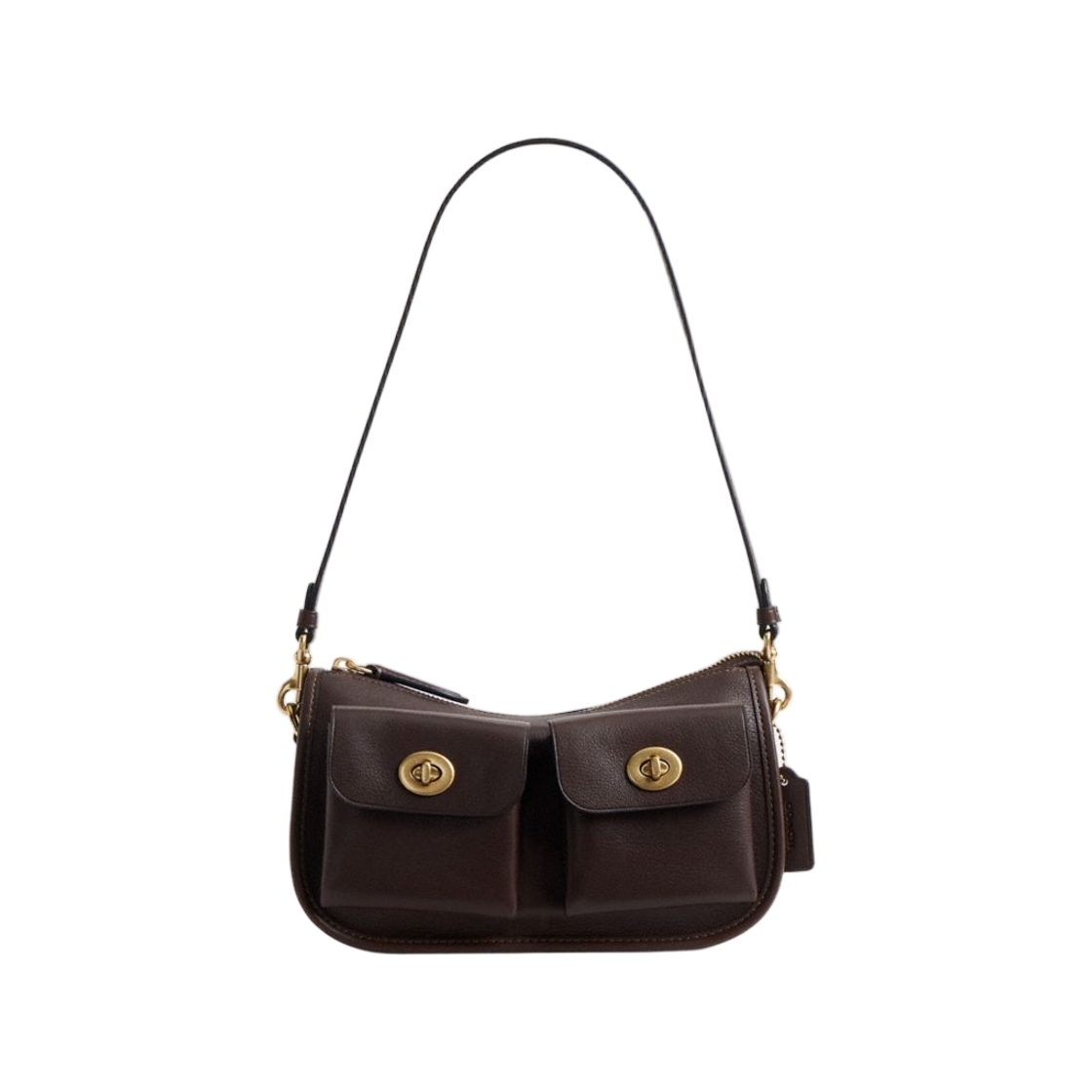 CDZ20-B4MPL Coach Twin Turnlock Waverly Bag Brass Maple