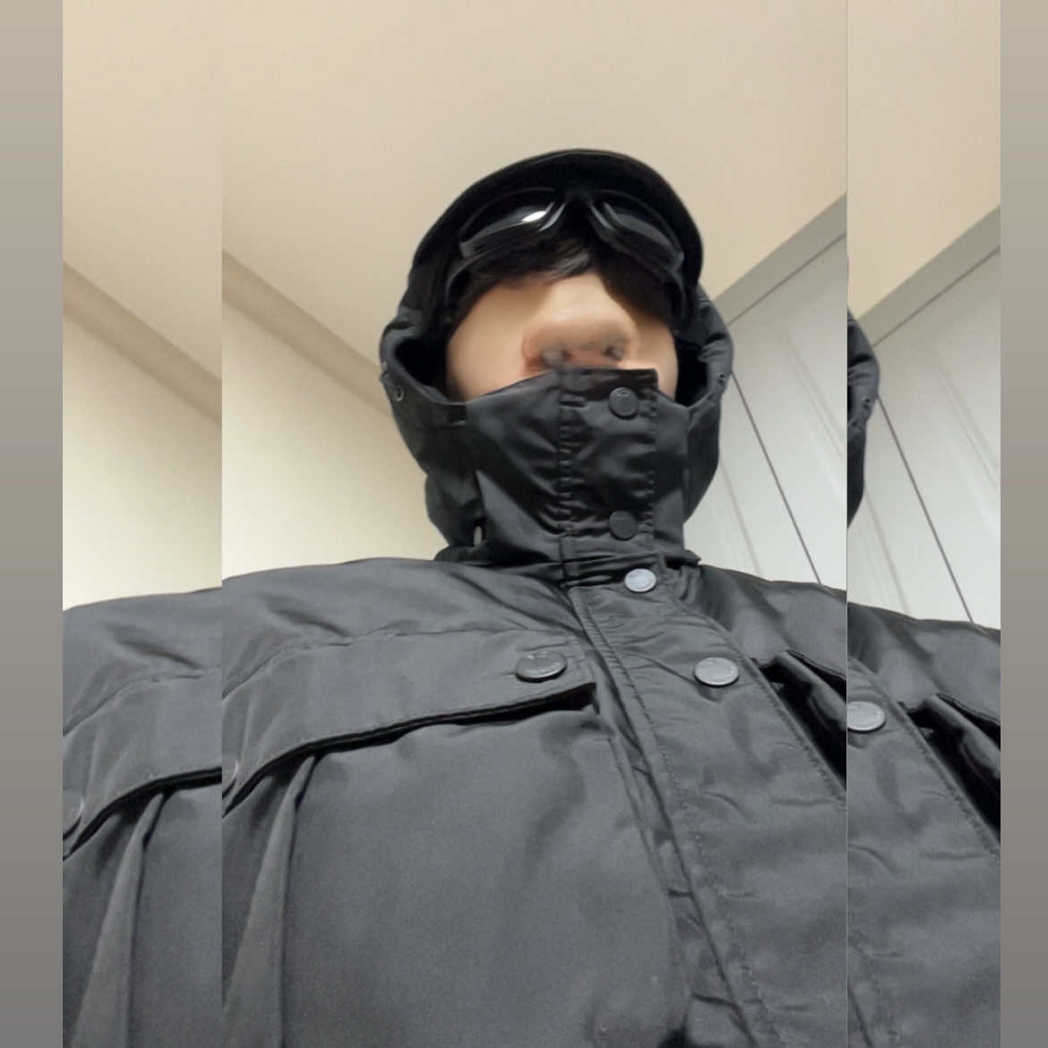 C.P. Company Pro-Tek Hooded Lens Jacket Black - 26SS 착용 스타일 - 2