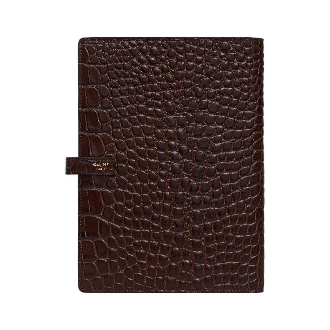 셀린느 미디움 노트북 커버 크로커다일 닐로티커스 초콜릿(Celine Medium Notebook Cover in Crocodile Niloticus Chocolate) - 3