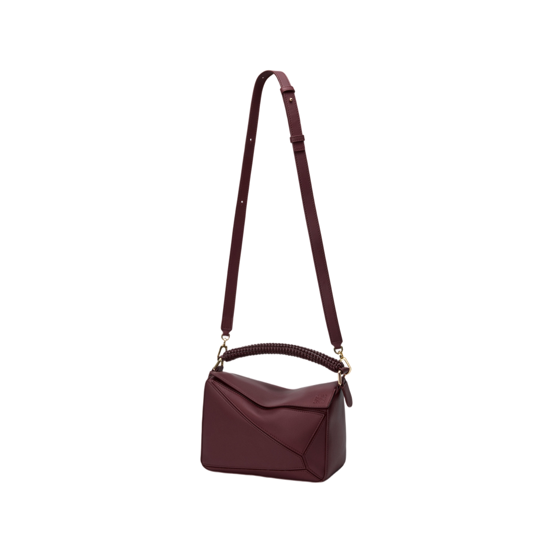 로에베 스몰 퍼즐 백 스무스 카프스킨 앤 나파 램스킨 다크 버건디(Loewe Small Puzzle Bag In Smooth Calfskin and Nappa Lambskin Dark Burgundy) - 2