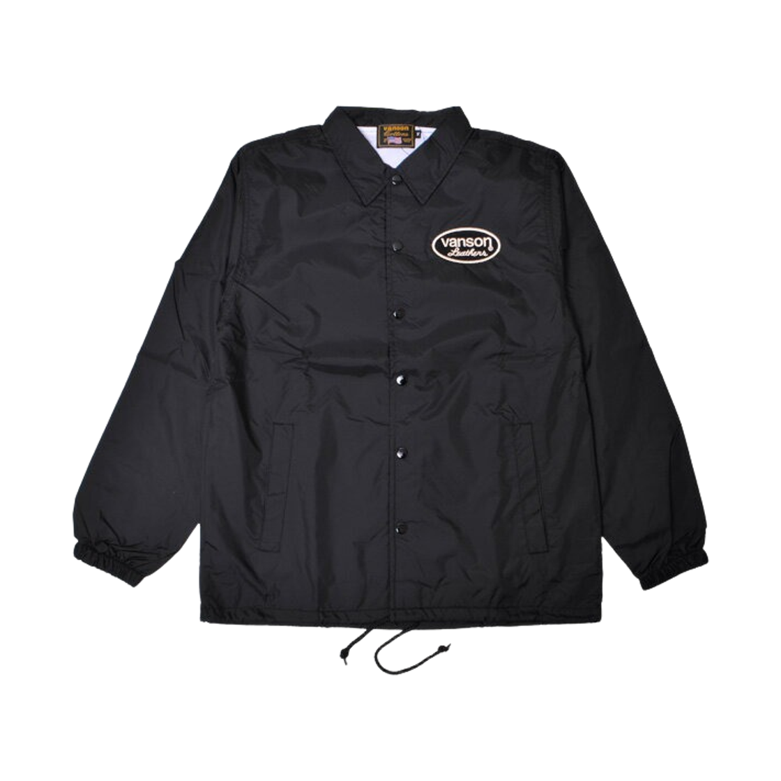 밴슨 나일론 코치 자켓 블랙(Vanson Nylon Coach Jacket Black)